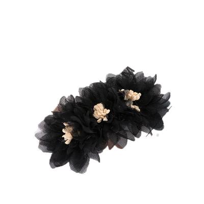 China Fashional DIY Flower 10cm Artificia Chiffonl Flower DIY Cloth Materials Wedding Party Home Decoration Flower HANDMADE Clothing Decoration for sale