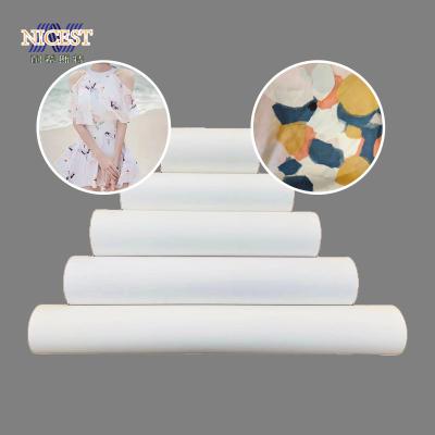 China Garment Printing Paper Heat Transfer Printer Coating Fabrics Vinyl Hotfix Paper Roll 100m for sale