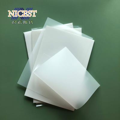 China Apparel Dispenser Signage PET Vinyl Clear Gloss Heat Transfer Film Transparent Transfer for Silicone Transfers for sale