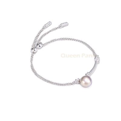 China CLASSIC Bracelet 925 Sterling Silver 2022 Panla Queen Fashion Mini Freshwater Irregular Baroque Pearl Charm Bracelet for sale