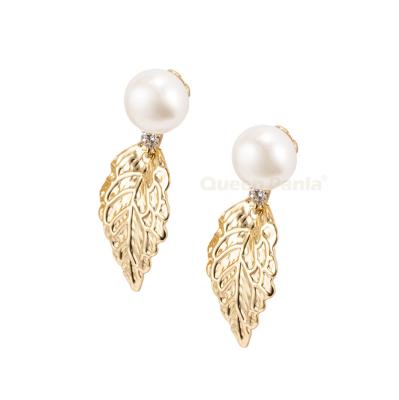 China Panla Queen Vintage Baroque Freshwater Pearl Earrings Unique Freshwater Pearl Earring For Women for sale