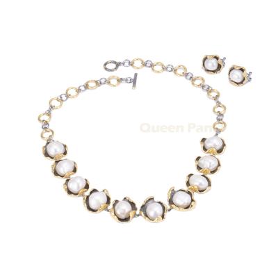 China 2022 Newest Panla CLASSIC Queen Ribbons 925 Grace and Temperament Fashion Round Shape Pearl Necklace for sale