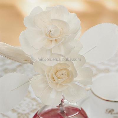 China China Handmade China Rose Sola Wood Flower for sale