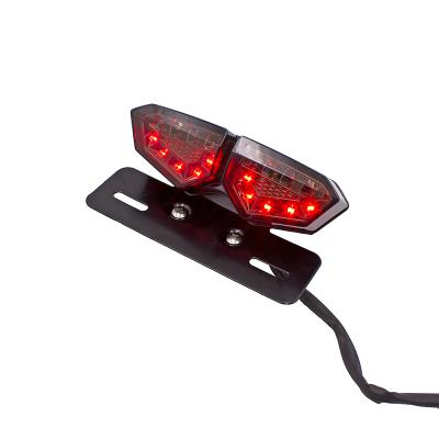 China Universal scooter motorcycle steering tail light modified by flash lamp motorbike turn signal accessories for sale