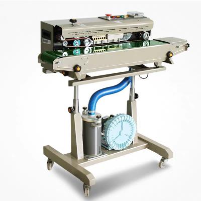 China High Quality Automatic Continuous Sealing Machine Plastic Heat Bag Strip Sealer Machine for sale