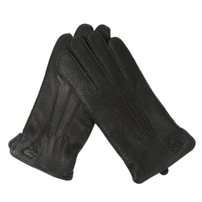 China Four Seasons Cheap Daily Gloves Warm Hand Sewn Buckskin for sale