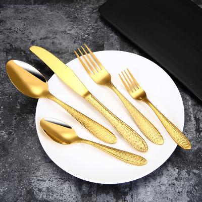 China Weddings Tableware Fork Knife And Spoon Stocked Set Stainless Steel Cutlery Set for sale