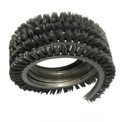 China Polishing Wire Brush TDF Cylinder Brush Spiral Wound Coil Brush for sale