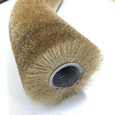 China Wire Brush TDF Brush Outer Spiral Spring Brush Spiral Roller Polishing Brush for sale