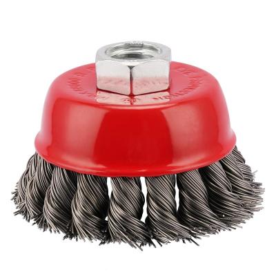 China High Performance Polishing Steel Wire Brush TDF Twist Brushes Hot Selling Good Price Polishing And Removing Metal Steel Wire Outer Cup Brush for sale