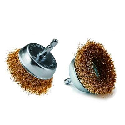 China Polishing Steel Wire Brush TDF Custom Size Crimped Steel Wire Cup Brush Stainless Steel Wire Wheel Bowl Brush for sale