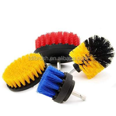 China Cleaning TDF Scrub Carpet Set Power Drill Brush Cleaning Kit for sale