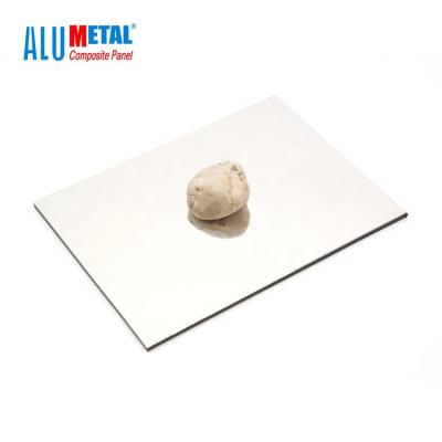 China 4mm Weerspiegelend Blad 1570mm Legering 1100 van de Aluminium Samengesteld Spiegel Te koop