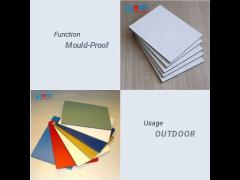 0.5mm Exterior Acp Aluminium Sheet Wall Cladding Fireproof Core 1220 X 2440 Mm