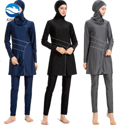 China Factory Breathable Swimwear Swimming Women Plus Size Muslim Swimwear Modest Swimwear Islamic Swimwear Hijab for sale