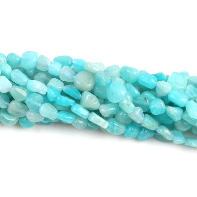 China Oval Stone 5*8mm Shape Stone Beads Natural Loose Amazon Beads For Jewelry Making DIY Bracelet Necklace for sale