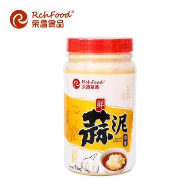 China Ramen Seasoning Fresh Minced Garlic Paste Sauce OEM White Pack for sale