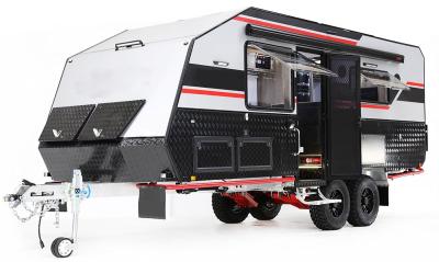 China Camping Off Road Camper Caravan HQ19 Luxurious Powerful Independent Suspension System for sale