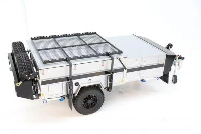 China All Terrain RV Off Road Trailer Caravan Krachtig onafhankelijk ophangsysteem Te koop