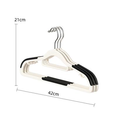 China Plastic Hangers Non Slip Thick Non Marking Off The Shoulder Hangers RV Gifts 100 Pack 50 Pack for sale