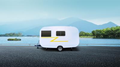 China Small Travel Trailers With Monitoring Water Tank Compact Off Road Caravan Camper for sale