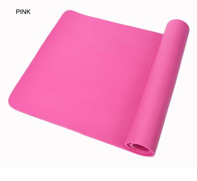 China Custom Printed Non-Slip Thick Fitness Comfortable 170*61*1cm NBR Yoga Mat Carry Rope Design Yoga Pad Pilates For Gym for sale