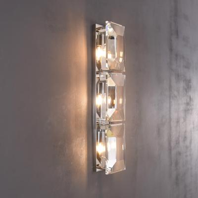 China Modern Light Modern Crystal Sconce Wall Lamp Brass Bedroom Wall Light High Quality LED Wall Lamps for sale