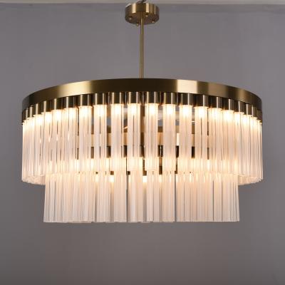 China Gold Crystal Chandelier Lighting Rustic European Luxury Italian Living Room Large Lights for sale