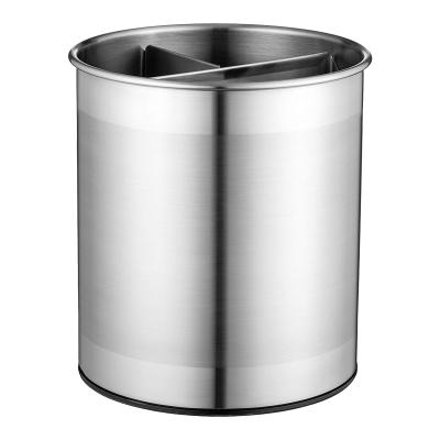 China Multifunctional 304 Stainless Steel Metal Viable Kitchen Knife Dish Storage Jar for sale