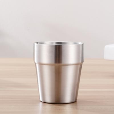 China Sustainable Customizable Stainless Steel Kids Cup Coffee Maker Coffee Mug Cup for sale