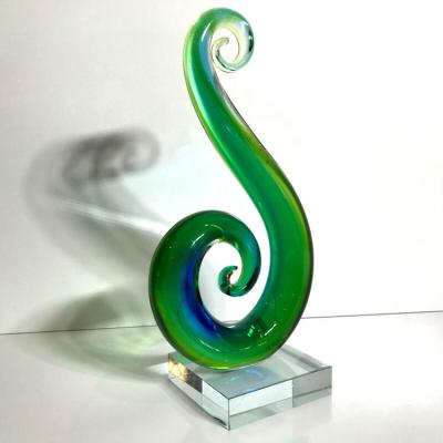 China China Art Modern Hand Made Blown Murano Glass Sculptures for sale