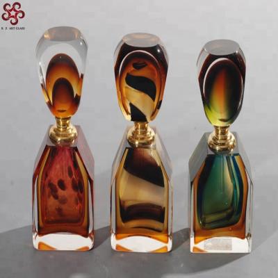 China Custom Empty Gift Murano Glass Perfume Bottles for sale