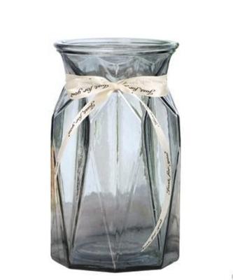 China China Wholesale Blown Mexican Clear Colored Glass Vases for sale