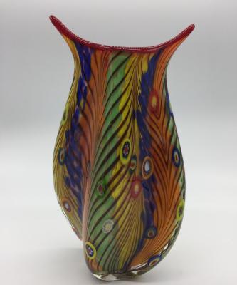 China Europe Art Glass For Beautiful Vases Customized Colorful for sale