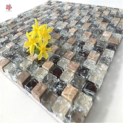 China Skillful Decoration Design Customized Pretty And Colorful Decoration Mosaic Glass for sale