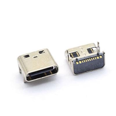 China Hot Selling 16pin Female Connector USB 16pin SMT Power USB Type-c Female Size 1.0mm for sale