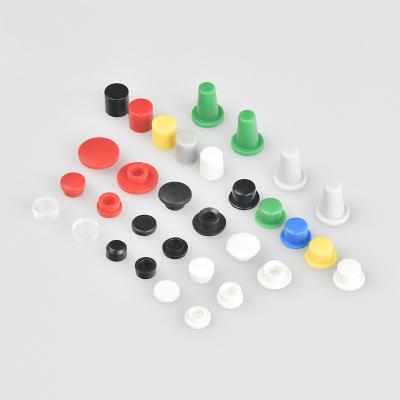 China Plastic Series tactile tact switch key cap with waterproof push button tact switch custom button cap for sale