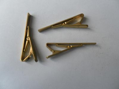 China Wholesale Matte Gold Tie Bar,Tie Pin,Tie Clips for sale