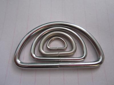 China high end bag parts accessories metal d ring for sale