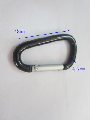 China Aluminum Alloy Metal Carabiner Keychain Hook for sale