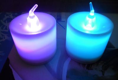 China variety of colors changing LED tea light candle with remote control for sale