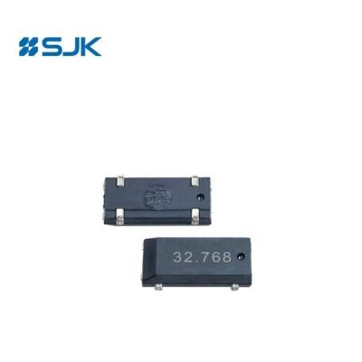 China SJK SMD 380C 6LC Tuning Fork Crystal Frequency 32.768khz for Automotive Applications for sale