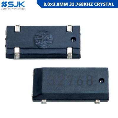 China Industrial and Commercial 8038 32.768kHz Clock Crystal 8.0x3.8mm 4pin 12.5pF 20ppm 308C -SJK- for sale