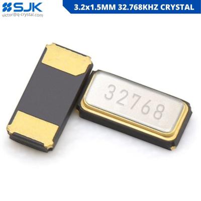 China 3215 SMD 32.768kHz Clock Crystal 3.2x1.5mm 2pin 6pF 7pF 12.5pF 20ppm -SJK- Shipping EMS for sale