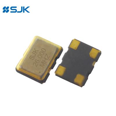 China High Reliability SJK-8W 19.2MHz SMD3225 VC-TCXO with Clipped Sine Wave Output Type for sale