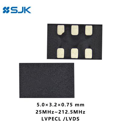 China SMD 5032 Oscilador diferencial LVDSL MEMS programável com 6Pads Suporte 1-220MHz 2.25-3.63V à venda