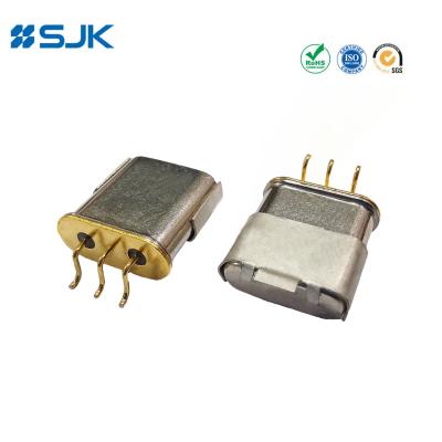 Chine SMD de type 3 broches 49TMJ Filtre à cristaux 10.7MHz espacement des canaux 12.5KHz 3dB ±3.75KHz Largeur de bande à vendre