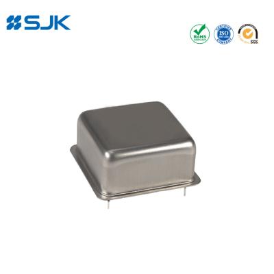 China Door gat 4 Pin 25*25mm OCXO Ondersteuning 10MHz, 100Mz 5~100MHz 5.0V Of 12V ±100ppb Of ±20ppb Voor telecommunicatie Te koop