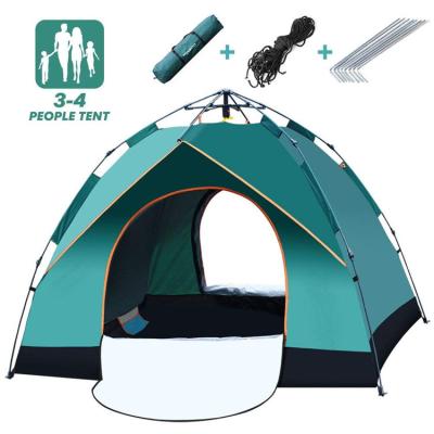 China Hydraulic Lightweight Pop Up Tent 201D Oxford Cloth Automatic Outdoor Tent 3KG for sale