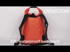 Customized Logo Waterproof Mountaineering Backpack 500D PVC Dry Bag OEM